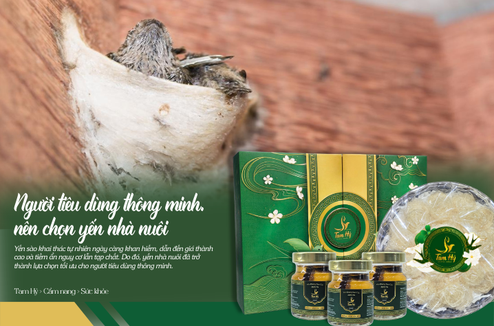 Chọn yến nhà nuôi - Lựa chọn tối ưu cho người tiêu dùng thông minh.