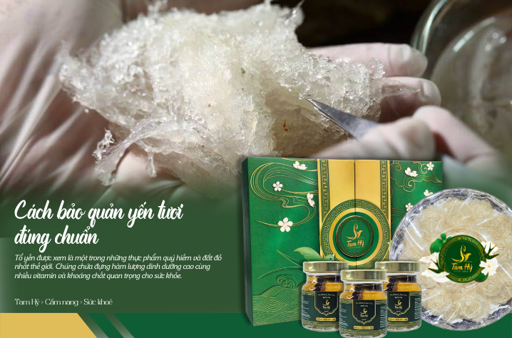 Cách Bảo Quản Tổ Yến Đúng Chuẩn Để Giữ Nguyên Giá Trị Dinh Dưỡng