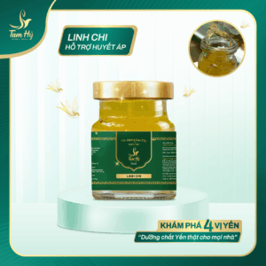 Yến Chưng Dược Liệu Vị Linh Chi - Hỗ Trợ Huyết Áp